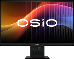 Моноблок Osio BaseLine B240i-002b 23.8" Full HD i3 1115G4 (3) 8Gb SSD256Gb UHDG Windows 11 Pro GbitEth WiFi BT 84W Cam черный 1920x1080 (RUS)
