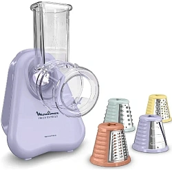 Универсальная резка Moulinex DK8546E0 150Вт (нарезка до 5мм) лиловый/белый