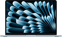 Ноутбук Apple MacBook Air A3240 M4 10 core 16Gb SSD512Gb/10 core GPU 13.6" Liquid Retina (2560x1664) macOS lt.blue WiFi BT Cam (MC6U4ZP/A)