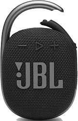 Колонка порт. JBL Clip 4 черный 5W 1.0 BT 15м 500mAh (JBLCLIP4BLK)