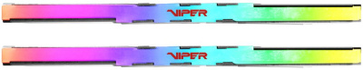 Память DDR5 2x16Gb 6600MHz Patriot PVVR532G660C34K Viper Venom RGB RTL Gaming PC5-52800 CL34 DIMM 288-pin 1.4В kit с радиатором Ret