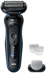 Бритва сетчатая Braun 52-B1600s реж.эл.:3 питан.:аккум. синий