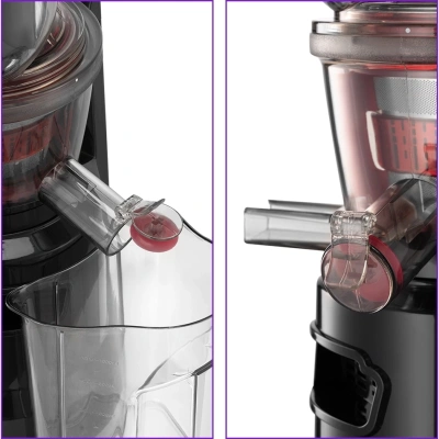 Соковыжималка шнековая Kitfort КТ-1162 150Вт рез.сок.:1000мл. черный