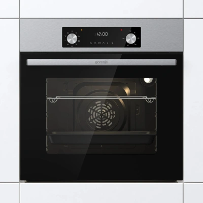 Духовой шкаф Электрический Gorenje BO6737E02NX черный