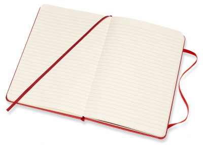 Блокнот Moleskine CLASSIC QP050F2 Medium 115x180мм 208стр. линейка твердая обложка красный