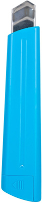 Нож канцелярский Deli E2040blue Rio 100мм шир.лез.18мм фиксатор сталь синий блистер