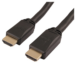 Кабель аудио-видео LAZSO WH-111 HDMI (m)/HDMI (m) 20м. позолоч.конт. черный (WH-111(20M))
