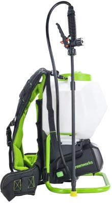 Опрыскиватель Greenworks G40BPS аккум. ранц. 15л белый/зеленый (5300007UA)
