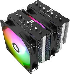 Устройство охлаждения(кулер) Thermalright Phantom Spirit 120 SE ARGB Soc-AM5/AM4/1200/1700/1851 черный 4-pin 25.6dB Al+Cu 765gr Ret (PS120-SE-ARGB)