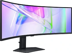 Монитор Samsung 49" ViewFinity S9 S49C950UAUXEN черный VA LED 5ms 32:9 HDMI M/M матовая HAS Piv 350cd 178гр/178гр 5120x1440 120Hz DP DQ USB 15.6кг