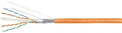 Кабель информационный Cabeus SFTP-4P-CAT.6-SOLID-LSZH кат.6 SF/UTP 4 пары LSZH внутренний 305м оранжевый