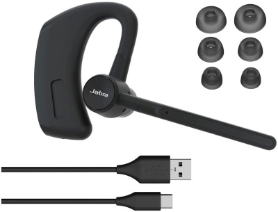 Наушники с микрофоном Jabra Perform черный вкладыши BT крепление за ухом (5101-119)
