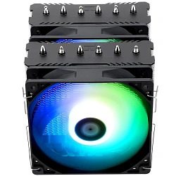 Устройство охлаждения(кулер) Thermalright Peerless Assassin 120 SE ARGB Soc-AM5/AM4/1200/1700/1851 черный 4-pin 25.6dB Al+Cu 730gr Ret (PA120-SE-ARGB)