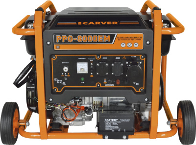 Генератор Carver PPG- 8000ЕM 6.5кВт