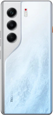 Смартфон Tecno Camon 40 Pro 5G 256Gb 12Gb белый ледяной моноблок 3G 4G 6.67" Android 14 50Mpix 802.11 a/b/g/n/ac NFC GPS GSM900/1800 GSM1900 Protect