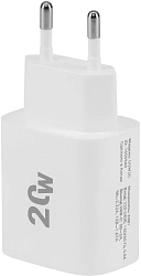 Сетевое зар./устр. Digma DGW2C 20W 3A (PD) USB-C универсальное белый (DGW2C0F010WH)
