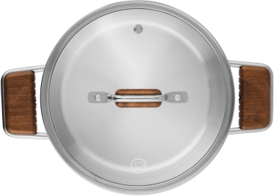 Кастрюля Rondell Fjord RDS-1791 3.2л. d=20см (с крышкой) стальной