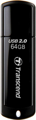 Флеш Диск Transcend 64Gb Jetflash 350 TS64GJF350 USB2.0 черный