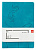 Блокнот Deli EN126LGREEN A5 210х143мм искусст. кожа 96л линейка мягкая обложка бирюзовый