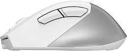 Мышь A4Tech Fstyler FG45CS Air белый/серебристый оптическая 2000dpi silent беспров. USB для ноутбука 7but (FG45CS AIR USB (SILVER WHITE))