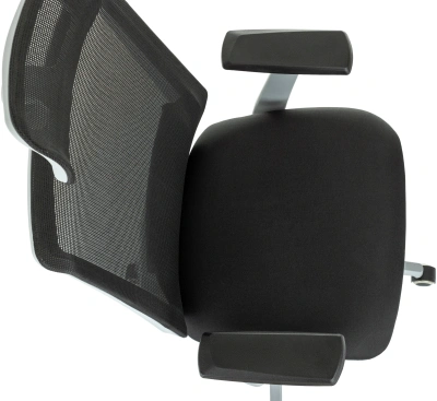 Кресло руководителя Бюрократ MC-G611NL-H черный Elastic-102 с подголов. крестов.4-луч. пластик пластик серый