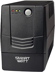 Источник бесперебойного питания Smartwatt UNI 1050E 600Вт 1050ВА черный