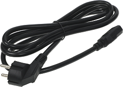 Шнур питания ITK PC-C13D-2M C13-Schuko проводник.:3x1.5мм2 2м 230В 10А черный