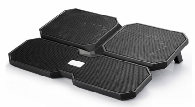 Подставка для ноутбука Deepcool Multi Core X6 (DP-N422-MCX6) 15.6" 380x295x24мм 30.9дБ 2xUSB 4x 900г черный