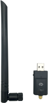 Сетевой адаптер Wi-Fi + Bluetooth Digma DWA-BT5-AC1300E AC1300 USB 3.0 (ант.внеш.съем) 1ант.