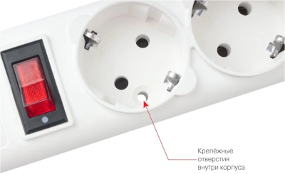 Сетевой фильтр Powercube SPG-B-6-WHITE 1.9м (5 розеток) белый (коробка)