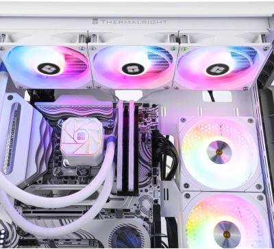 Система водяного охлаждения Thermalright Aqua Elite 360 V3 ARGB Soc-AM5/AM4/1151/1200/2066/1700 белый 4-pin 25.6dB Al Ret (A-ELITE-WH-360-ARGB-V3)