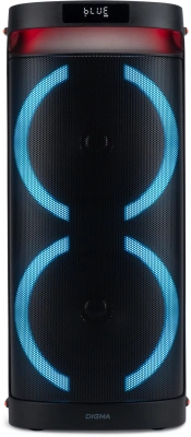 Минисистема Digma D-MC1750 черный 60Вт FM USB BT micro SD