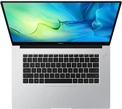 Ноутбук Huawei MateBook D 15 BoM-WFP9 Ryzen 7 5700U 8Gb SSD512Gb AMD Radeon Graphics 15.6" IPS FHD (1920x1080) без ОС silver WiFi BT Cam (53013TUE)