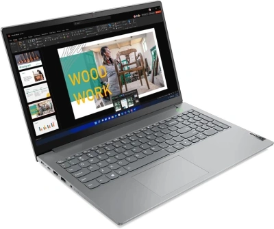 Ноутбук Lenovo Thinkbook 15 G4 IAP Core i7 1255U 8Gb SSD512Gb Intel Iris Xe graphics 15.6" IPS FHD (1920x1080) без ОС grey WiFi BT Cam Bag (21DJ00PGAK)