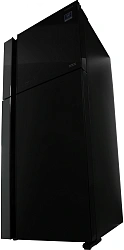 Холодильник Hitachi HRTN7489DF GBKCS 2-хкамерн. черный стекло инвертер