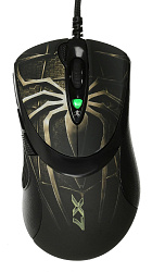 Мышь A4Tech Oscar Editor XL-747H коричневый/рисунок лазерная 3600dpi USB2.0 6but (XL-747H (BROWN SPIDER))