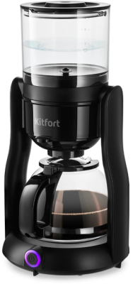 Кофеварка капельная Kitfort КТ-7136 680Вт черный