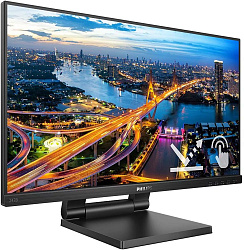Монитор Philips 23.8" B Line 242B1TC черный IPS LED 16:9 HDMI M/M матовая HAS 250cd 178гр/178гр 1920x1080 75Hz VGA DP FHD USB Touch 6.67кг