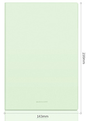 Блокнот Deli EN140LGREEN A5 210х143мм искусст. кожа 96л линейка мягкая обложка зеленый
