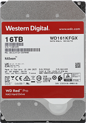 Жесткий диск WD SATA-III 16Tb WD161KFGX NAS Red Pro (7200rpm) 512Mb 3.5"