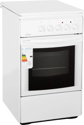 Плита Электрическая Flama AE 1401 W белый эмаль