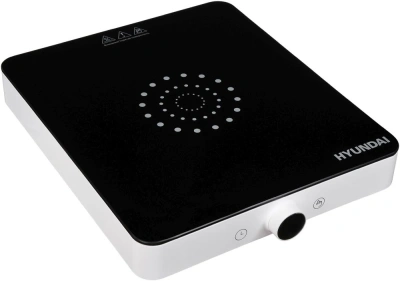 Плита Индукционная Hyundai HYC-0105 белый стеклокерамика (настольная)