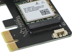 Сетевой адаптер Wi-Fi + Bluetooth Mercusys MA70XE AX1800 PCI Express (ант.внеш.несъем.) 2ант.