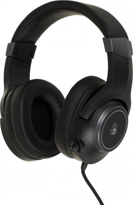 Наушники с микрофоном A4Tech Bloody G350 черный 2м мониторные USB оголовье (G350 USB/ BLACK)