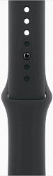 Смарт-часы Apple Watch Series 11 A3333 46мм OLED корп.серый космос Sport Band рем.черный разм.брасл.:S/M (MEV04AF/A)