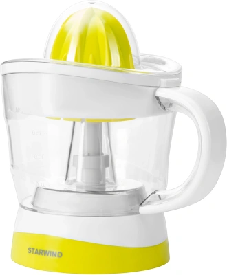 Соковыжималка цитрусовая Starwind SJ1121 30Вт рез.сок.:700мл. желтый/прозрачный