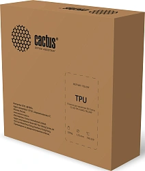 Пластик для принтера 3D Cactus CS-3D-TPU-0.8KG-YELLOW TPU d1.75мм 0.8кг L336м 1цв.