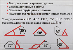 Магнитный угольник Elitech 0606.017400 320гр