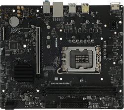 Материнская плата MSI PRO H610M-S DDR4 Soc-1700 Intel H610 2xDDR4 mATX AC`97 8ch(7.1) GbLAN+HDMI