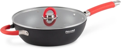 Сотейник Rondell Passion RDA-1933 3.8л. d=28см (с крышкой) черный